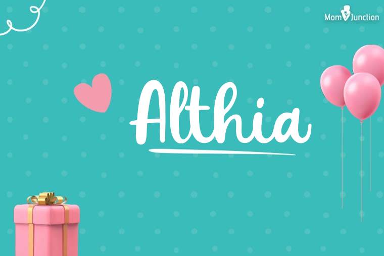 Althia Birthday Wallpaper