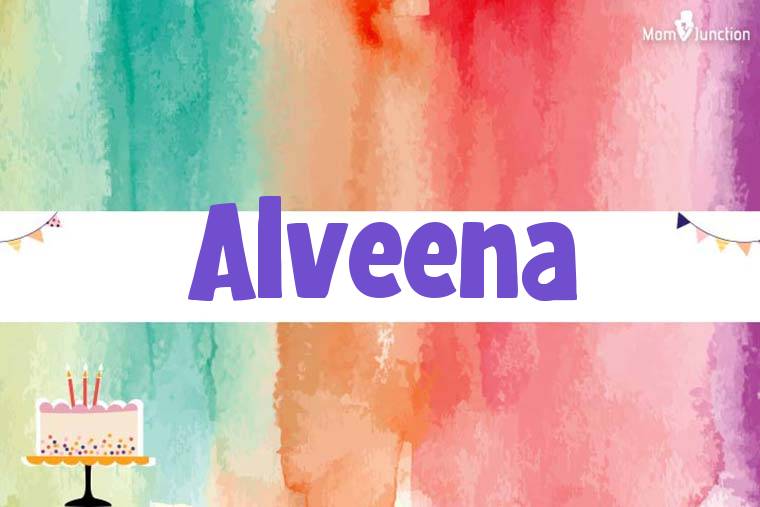 Alveena Birthday Wallpaper