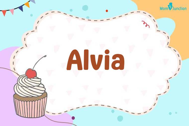 Alvia Birthday Wallpaper