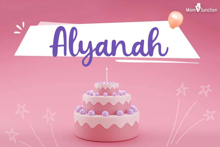 Alyanah Birthday Wallpaper