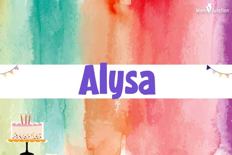Alysa Birthday Wallpaper