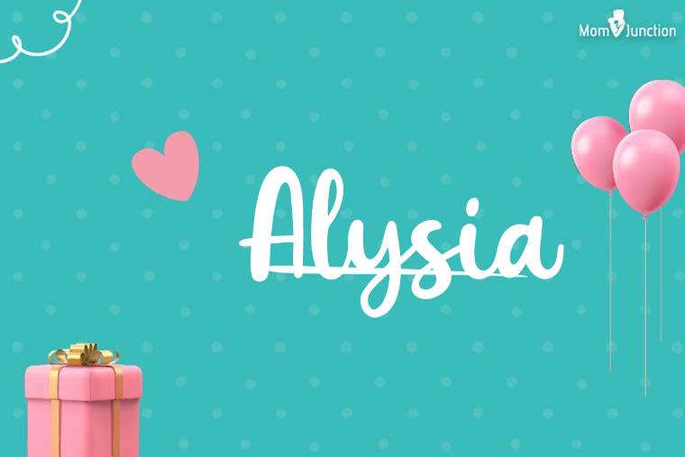 Alysia Birthday Wallpaper