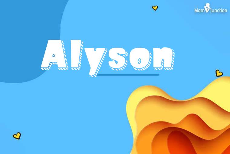 Alyson 3D Wallpaper