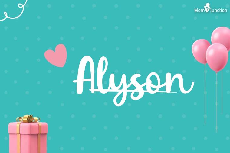 Alyson Birthday Wallpaper