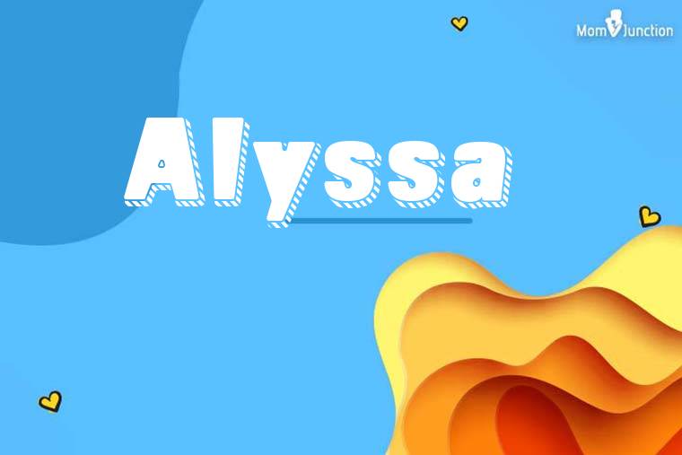 Alyssa 3D Wallpaper