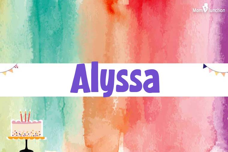 Alyssa Birthday Wallpaper