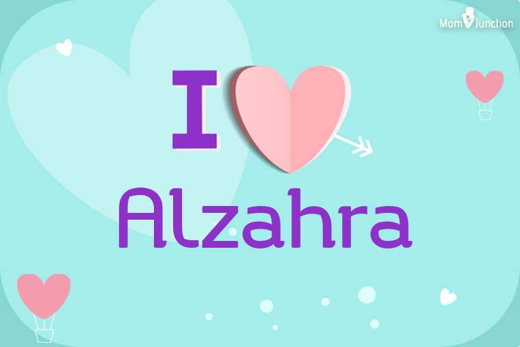 I Love Alzahra Wallpaper