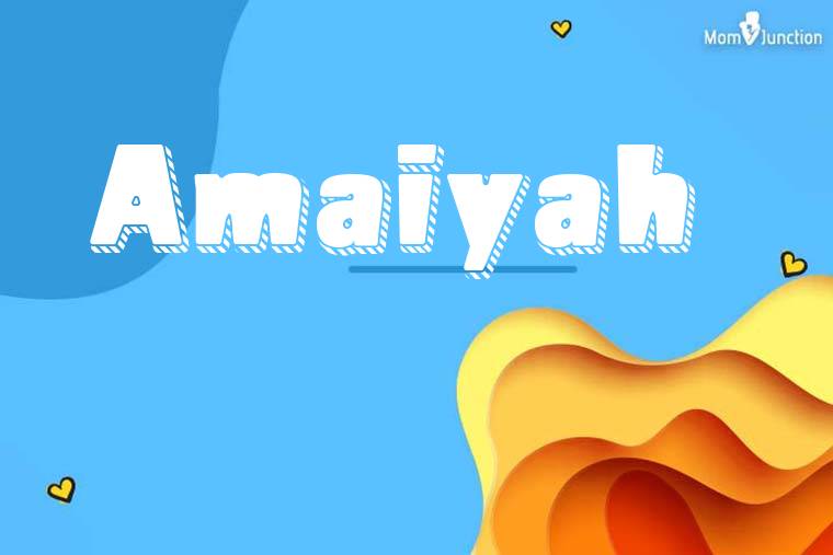 Amaiyah 3D Wallpaper