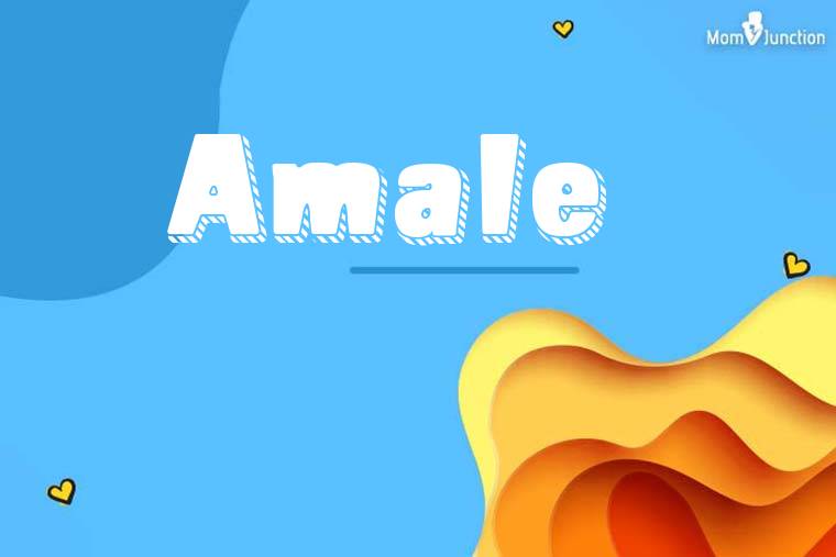 Amale 3D Wallpaper