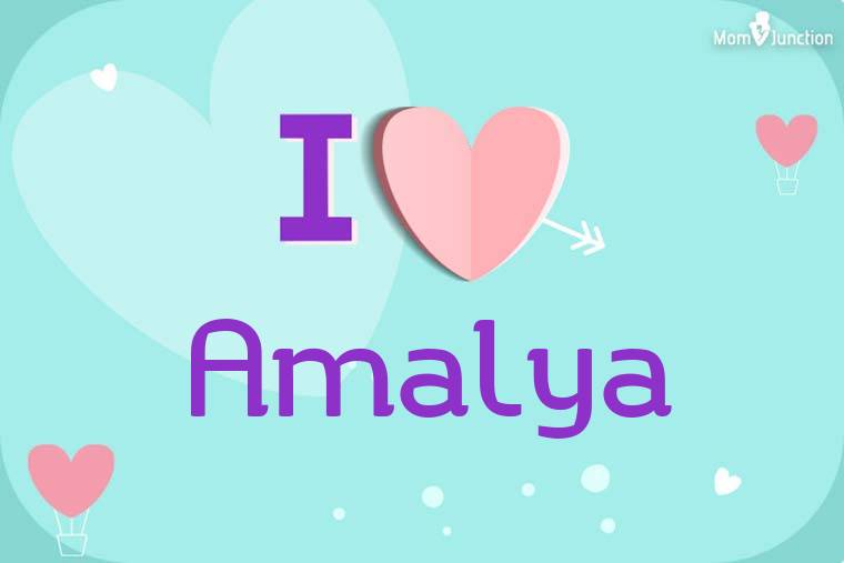 I Love Amalya Wallpaper