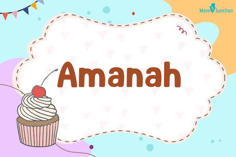 Amanah Birthday Wallpaper