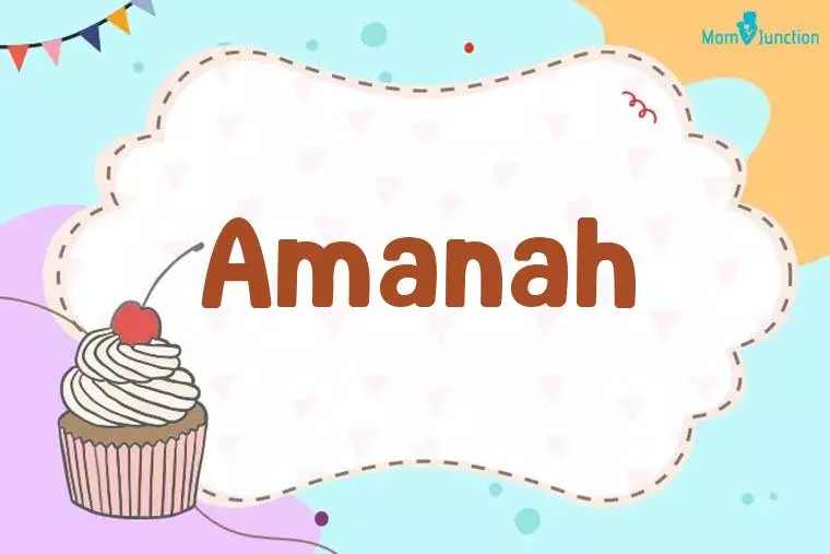 Amanah Birthday Wallpaper