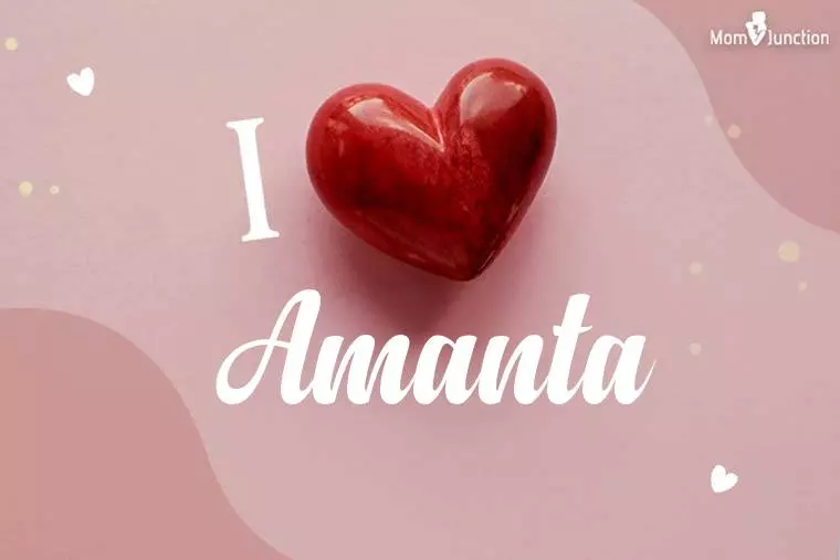 I Love Amanta Wallpaper