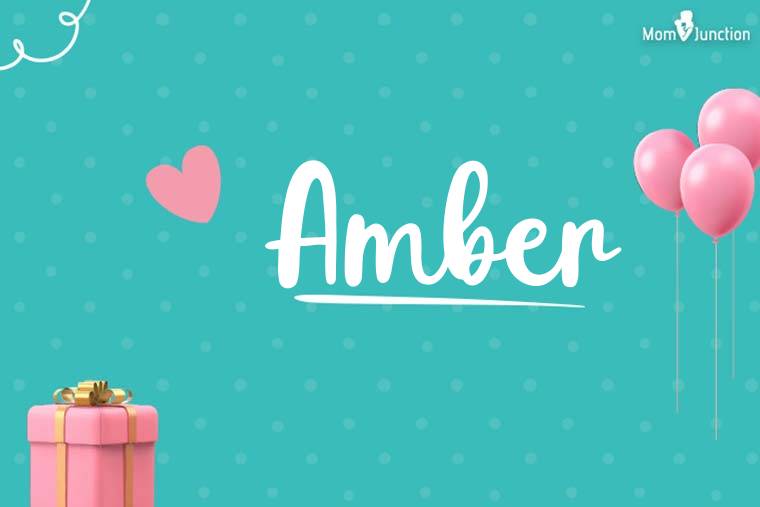 Amber Birthday Wallpaper