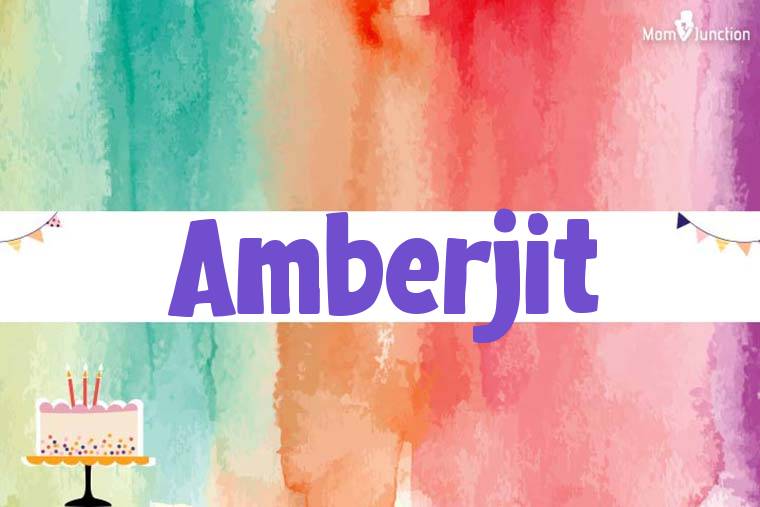 Amberjit Birthday Wallpaper