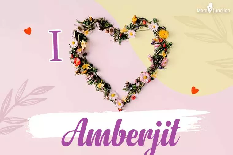 I Love Amberjit Wallpaper