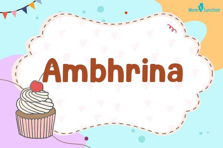 Ambhrina Birthday Wallpaper