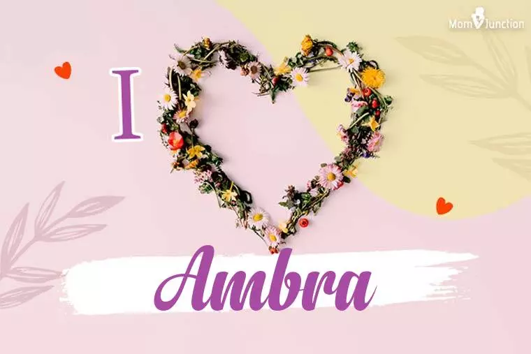 I Love Ambra Wallpaper