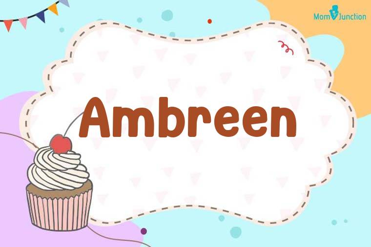 Ambreen Birthday Wallpaper