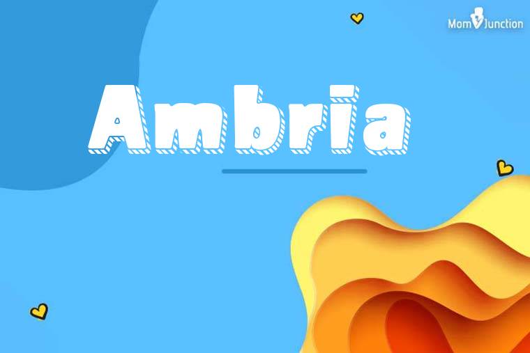 Ambria 3D Wallpaper