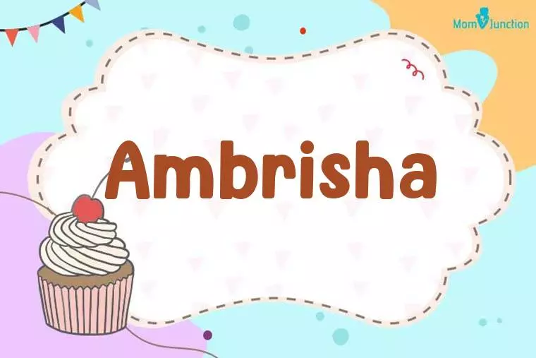 Ambrisha Birthday Wallpaper