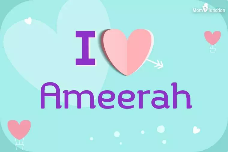 I Love Ameerah Wallpaper