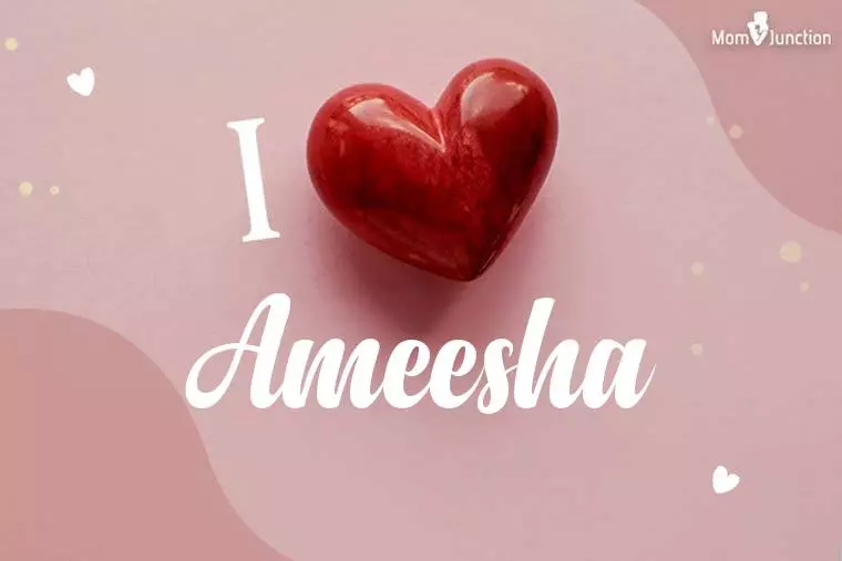 I Love Ameesha Wallpaper