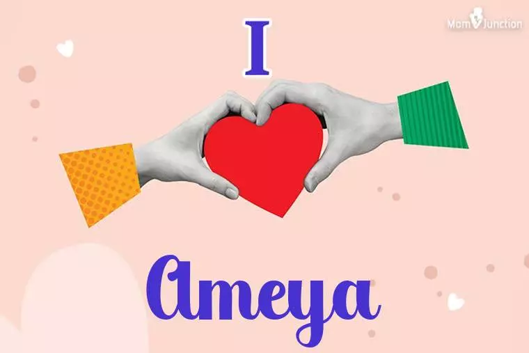 I Love Ameya Wallpaper