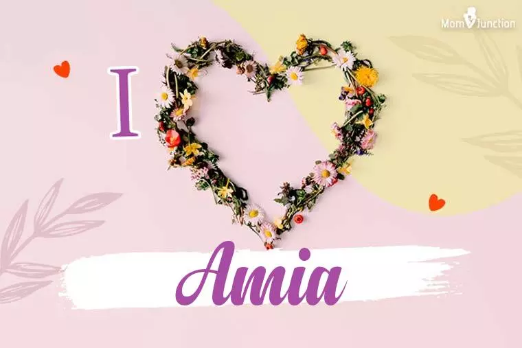 I Love Amia Wallpaper