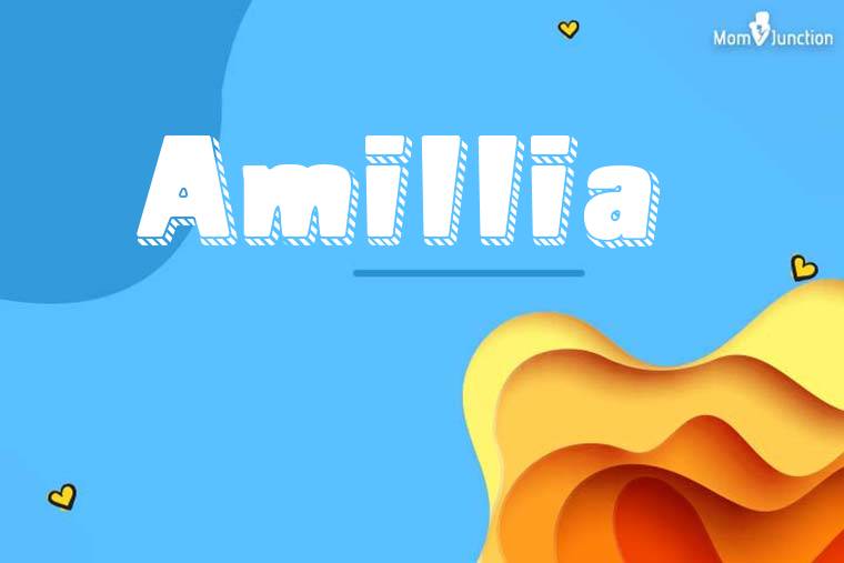 Amillia 3D Wallpaper