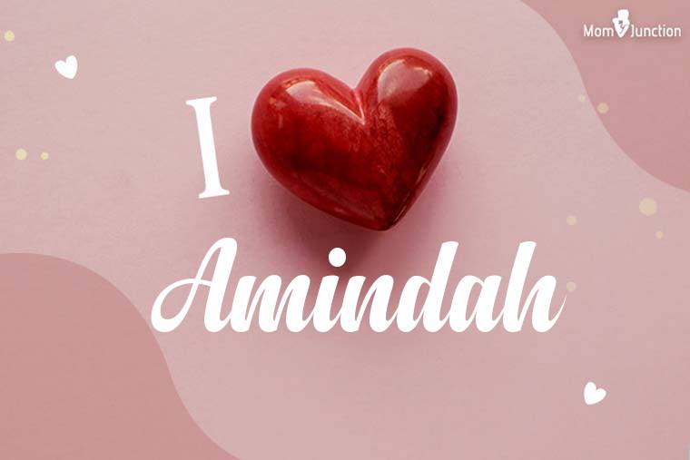 I Love Amindah Wallpaper