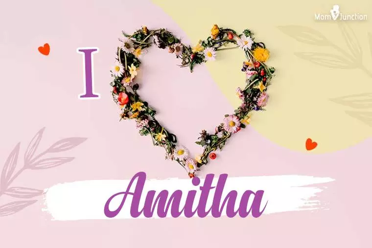 I Love Amitha Wallpaper