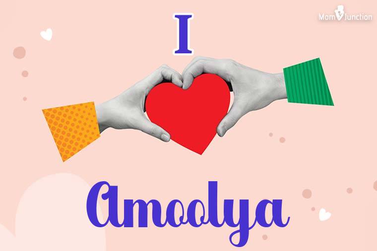 I Love Amoolya Wallpaper