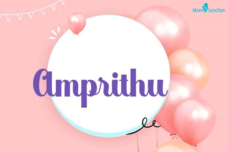 Amprithu Birthday Wallpaper