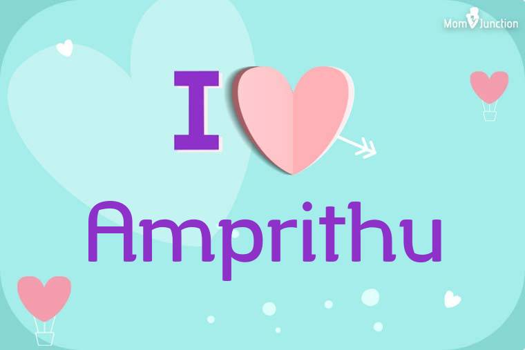 I Love Amprithu Wallpaper