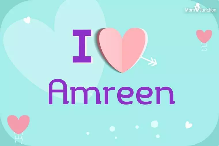 I Love Amreen Wallpaper