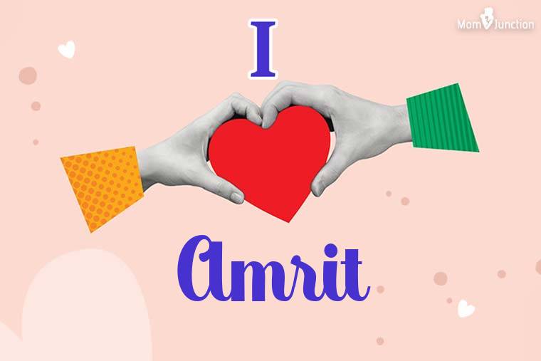 I Love Amrit Wallpaper