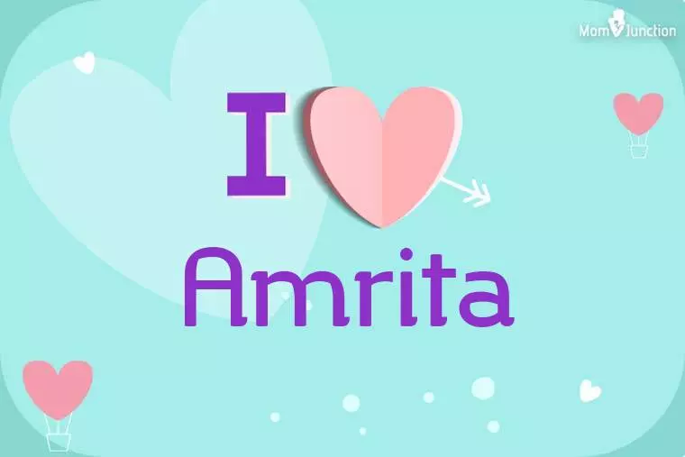 I Love Amrita Wallpaper