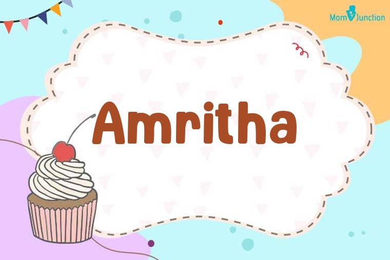 Amritha Birthday Wallpaper