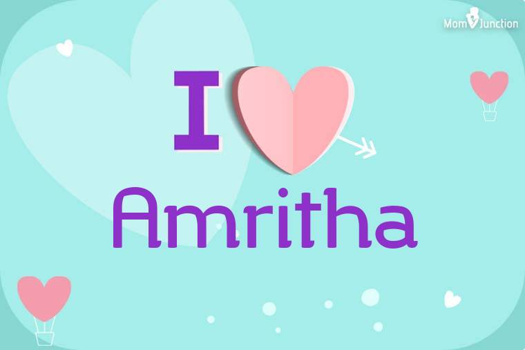I Love Amritha Wallpaper