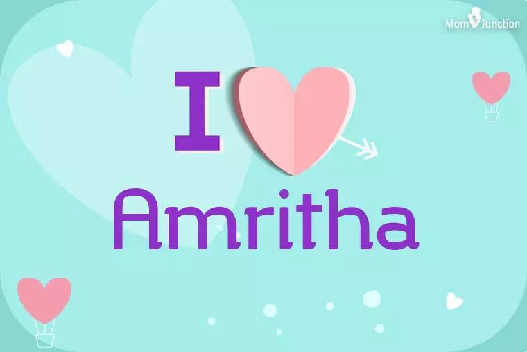 I Love Amritha Wallpaper