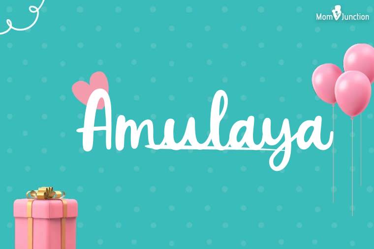 Amulaya Birthday Wallpaper