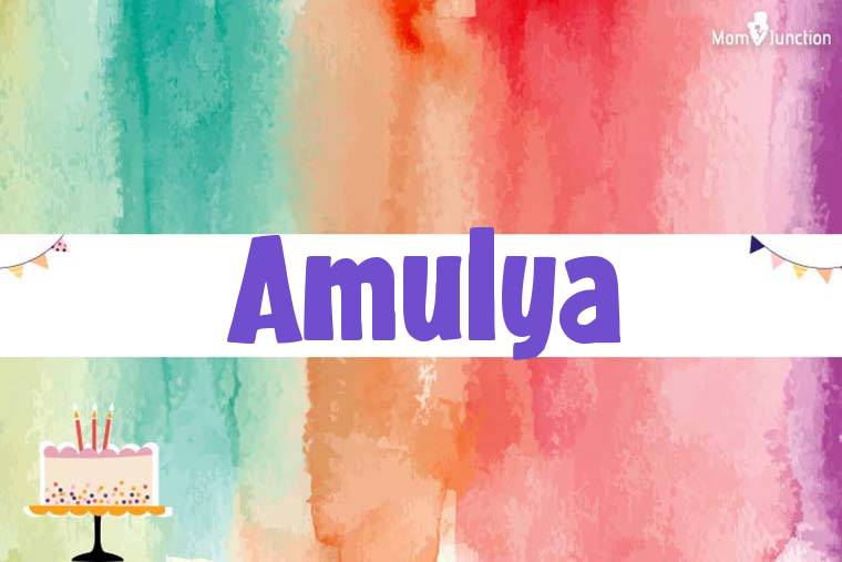 Amulya Birthday Wallpaper