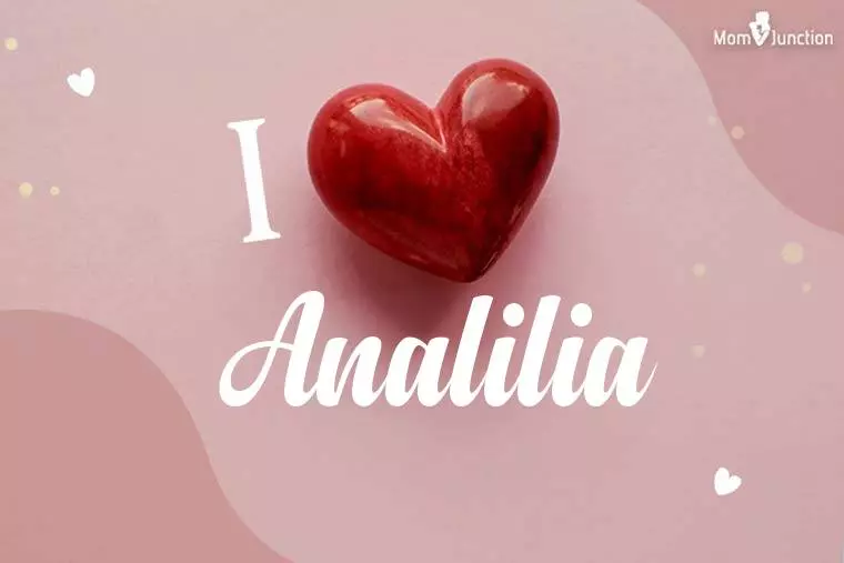 I Love Analilia Wallpaper