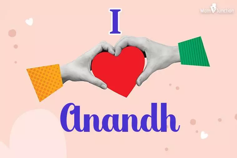 I Love Anandh Wallpaper