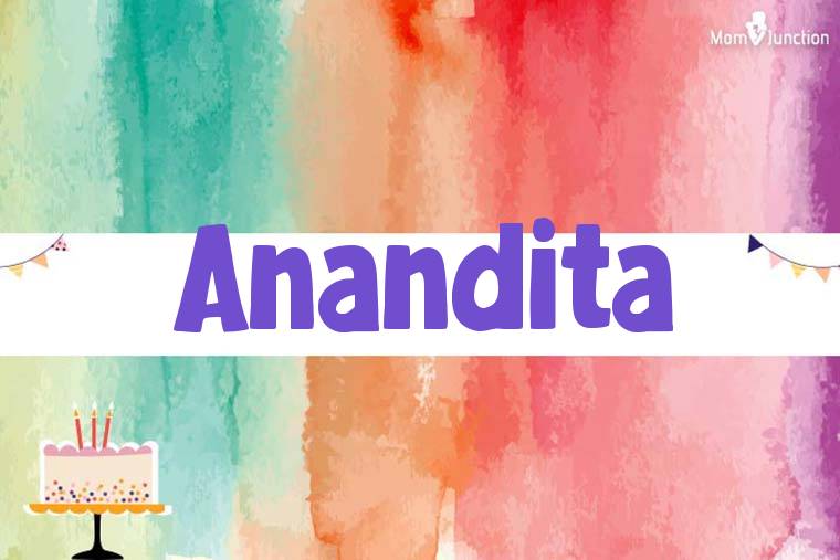 Anandita Birthday Wallpaper