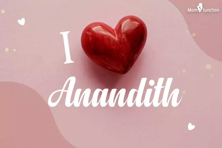 I Love Anandith Wallpaper