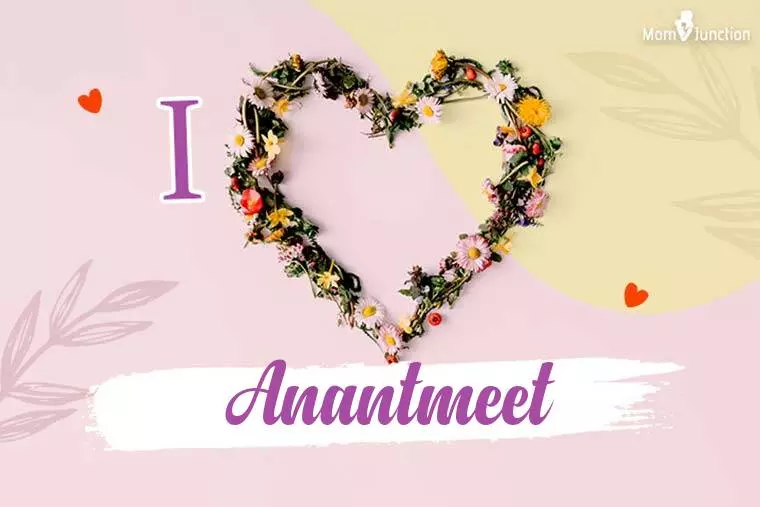 I Love Anantmeet Wallpaper