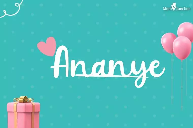 Ananye Birthday Wallpaper