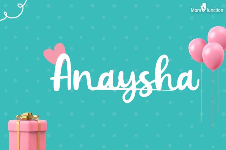 Anaysha Birthday Wallpaper